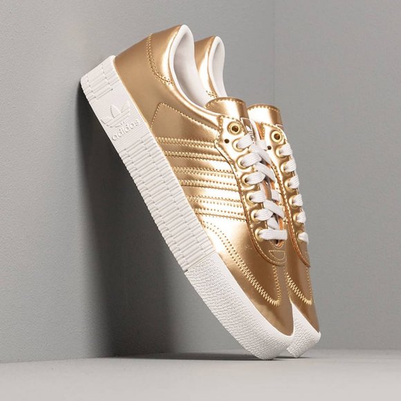 ADIDAS Originals Sambarose Gold Sneakers - Picture 3 of 10